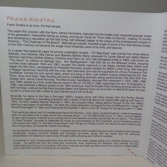 THE WORLD OF FRANK SINATRA / New CD / 2 Disc Set / 40 Tracks - Songs - Picture 12 of 16